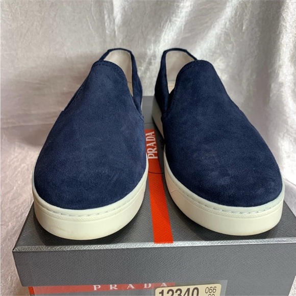 Prada suede slide sneaker - Picture 1 of 8
